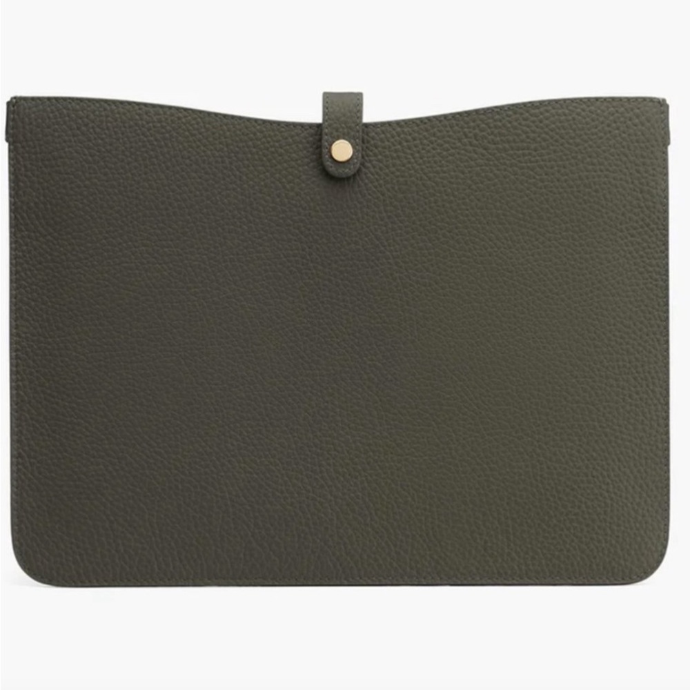 Cuyana 13-inch Laptop Sleeve in Dark Olive
